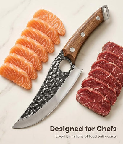 Newise Chef Knife – 6.3 Inch Japanese Steel Kitchen Knife for Cooking & Chopping, Well-Balanced Ultra Sharp Blade, Fathers Day Gift for Dad Husband