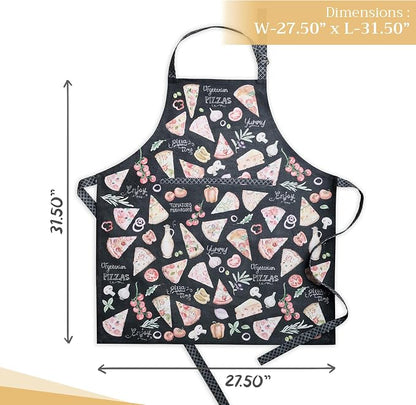 Maison d' Hermine 100% Cotton Apron for women with Pocket Kitchen Chef Apron for Men Cooking Spring Summer