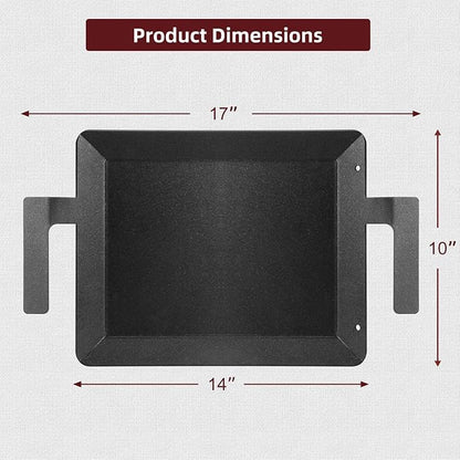 Carbon Steel Griddle - Professional Cookware Griddle Pan for Induction, Stove Top, Gas Grill, Cooktop, Electric and more, 17" x 10" NonStick Flat Top Griddle Plate Skillet, Indoor/Outdoor Use