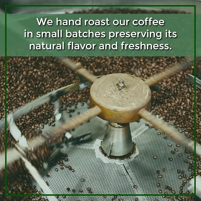 The Bean Organic Coffee Company Water Processed DECAF Vanilla Cinnamon Spice, Medium Roast, Ground Coffee, 5-Pound Bag, Café Molido Tostado Orgánico descafeinado