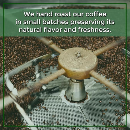 The Bean Organic Coffee Company Water Processed DECAF Vanilla Cinnamon Spice, Medium Roast, Ground Coffee, 5-Pound Bag, Café Molido Tostado Orgánico descafeinado