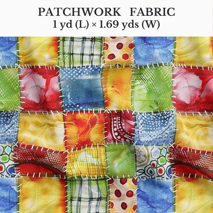 100% Cotton Fabric by the Yard – Turkish Quality Quilting & Sewing Fabric, 1 Yard x 1.69 Yards Wide, Patchwork Cotton for Crafts