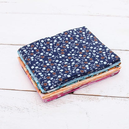 Threadart 6 Fat Quarter Bundles - Variety Prints 100% Cotton Fabric - Premium 100% Cotton Quilting Fabric - No Duplicates - Full Size Fat Quarters 18"x21"