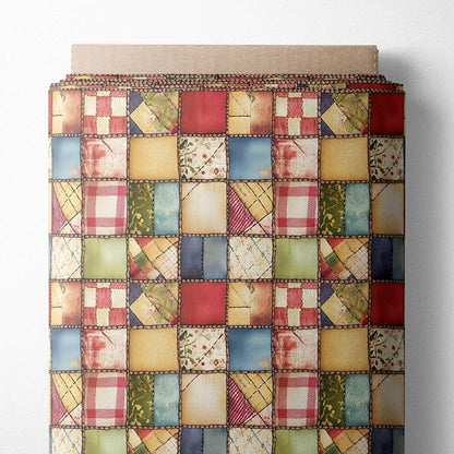 100% Cotton Fabric by the Yard – Turkish Quality Quilting & Sewing Fabric, 1 Yard x 1.69 Yards Wide, Patchwork Cotton for Crafts
