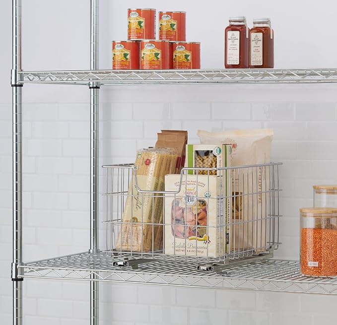 TRINITY Ecostorage Wire Basket with Slides