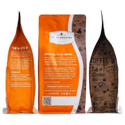 Fresh Roasted Coffee, Dark Guatemala Huehuetenango Whole Bean Coffee, Dark Roast, Single-Origin, Kosher, 12 oz