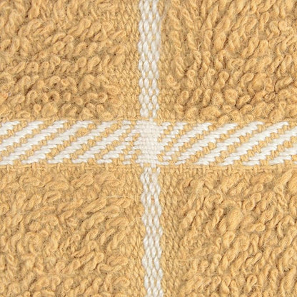 Ritz Premium 100% Cotton Terry Check Kitchen Dish Towels - Highly Absorbent, Super Soft, Long-Lasting, 25"x15", 3-Pack, Straw