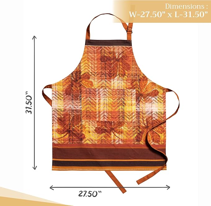 Maison d' Hermine 100% Cotton Apron for women with Pocket Kitchen Chef Apron for Men Cooking Spring Summer