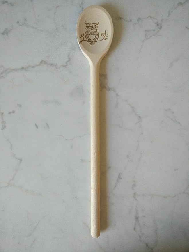 12 Inch Wooden Spoons for Cooking - Set of 12 Premium Wood Utensil Set - Durable Wooden Spoons for Culinary Needs - Ideal Kitchen Essentials