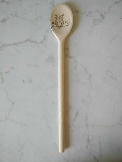 12 Inch Wooden Spoons for Cooking - Set of 12 Premium Wood Utensil Set - Durable Wooden Spoons for Culinary Needs - Ideal Kitchen Essentials