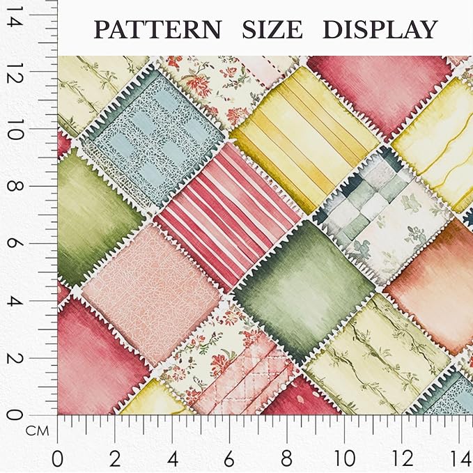 100% Cotton Fabric by the Yard – Turkish Quality Quilting & Sewing Fabric, 1 Yard x 1.69 Yards Wide, Patchwork Cotton for Crafts