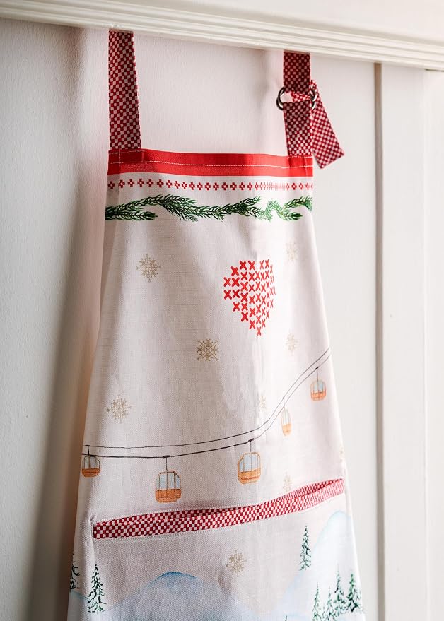 Maison d' Hermine 100% Cotton Apron for women with Pocket Kitchen Chef Apron for Men Cooking Spring Summer