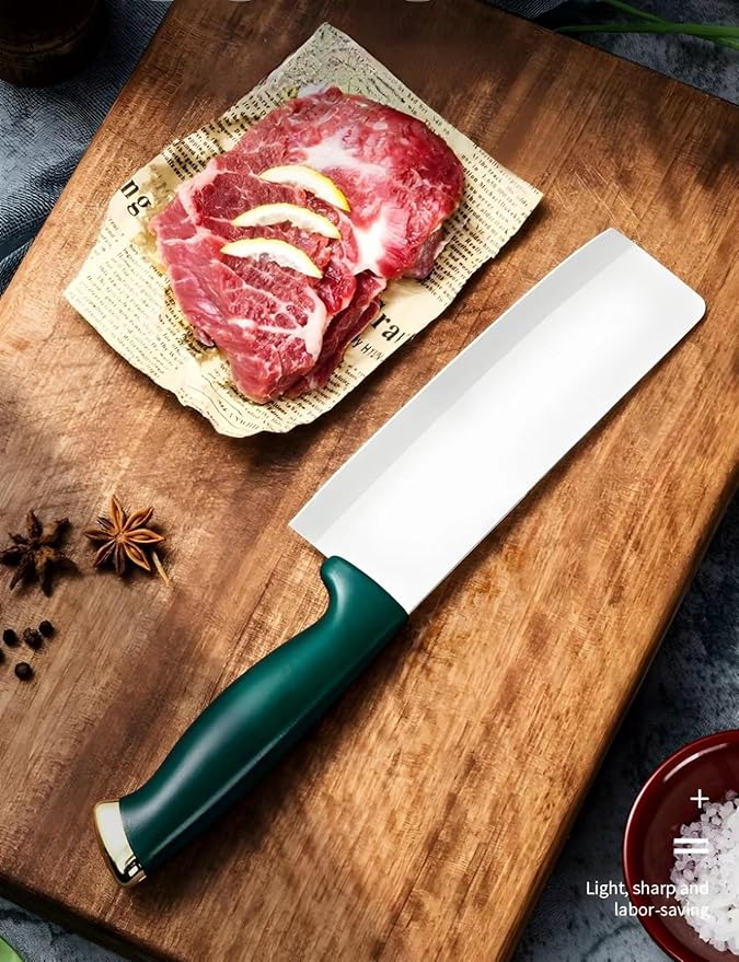 DESIAR 6.5 Inch Ceramic Chef Knife - Sharp Vegetable Chopping & Butcher Knife with Sheath Cover, Easy to Clean Kitchen Knives in Gift Box