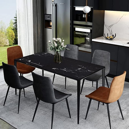 practicalWs 17.71''×196.8'' Marble Contact Paper Black/White Peel and Stick Wallpaper Thicken Self Adhesive Black Wallpaper for Countertops Cabinets Decorative Easy to Remove Upgrade