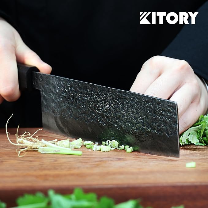 Kitory 6.5" Nakiri Knife, Ultra Sharp Japanese Vegetable Cleaver for Professional Chefs & Home Cooks, Ergonomic Real Wood Handle, 2026 Premium Kitchenware for Home & Restaurant