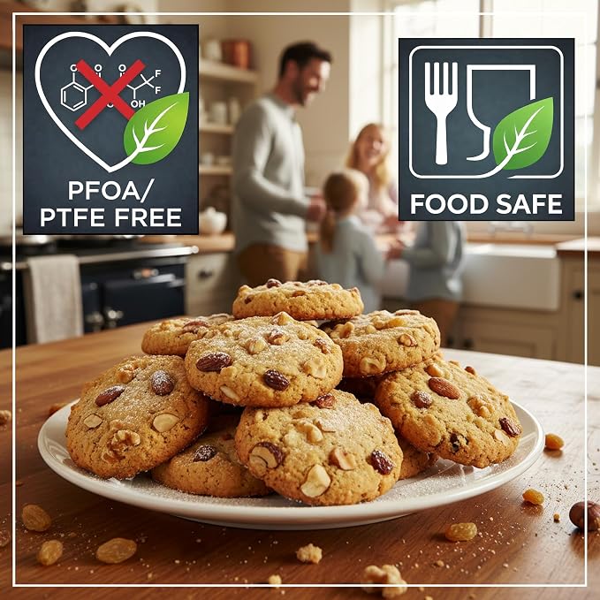 Wrenbury Quarter Sheet Pan - Carbon Steel Non-Stick ¼ Cake Baking Tray - Non Toxic Cookie Pan for Traybake - 13” x 9”