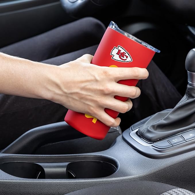 Rico Industries NFL Football Soft Touch, Easy Grip Tumbler