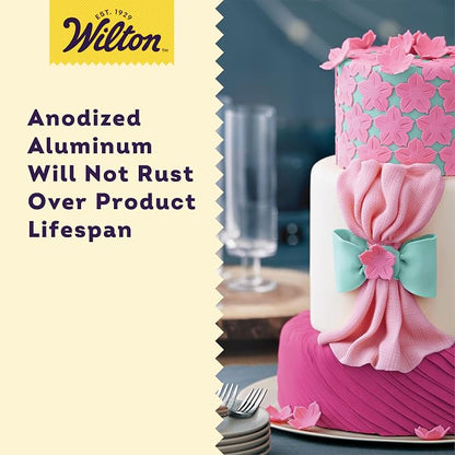 Wilton 10 in. Round Cake Pan, 3 in. Deep Aluminum Bakeware for Tall Cakes, Rust-Resistant, Even Heating, Professional Quality