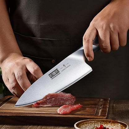 HOSHANHO 6 inch Kitchen Knife in Japanese High Carbon Steel, Professional High-Class Chef's Knife, Non-slip Ultra Sharp Cooking Knives with Ergonomic Handle
