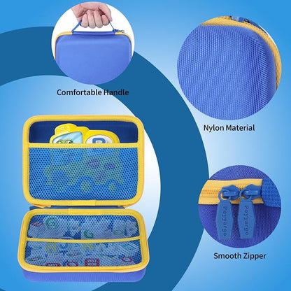 Storage Case Compatible with Leapfrog Fridge Phonics Magnetic Letter Set (Blue + Yellow)
