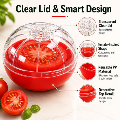 Tomato Keeper Tomato Saver Tomato Storage Containers Reusable Tomato Holder Organizer