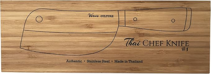 Verve Culture Artisan Stainless Steel Thai Chef's Knife #1 - Authentic Hand Crafted in Thailand