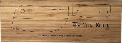 Verve Culture Artisan Stainless Steel Thai Chef's Knife #1 - Authentic Hand Crafted in Thailand