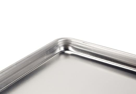 Vollrath Wear-Ever Half-Size Sheet Pan, 18-Inch x 13-Inch, Open-Bead, Aluminum, NSF