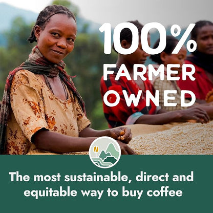 Pachamama Organic Coffee - Espresso Beans - Dark Roast Whole Bean Coffee - 2 lb - Farmer Owned & Regenerative