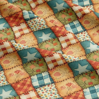 100% Cotton Fabric by the Yard – Turkish Quality Quilting & Sewing Fabric, 1 Yard x 1.69 Yards Wide, Patchwork Cotton for Crafts