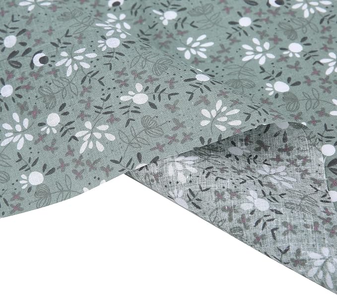 7 pcs 20" x 20" Cotton Fabric DIY Making Supplies Quilting Patchwork Fabric Fat Quarter Bundles DIY for Quilting Cotton Patchwork Cushions (Grey, 20" x 20")