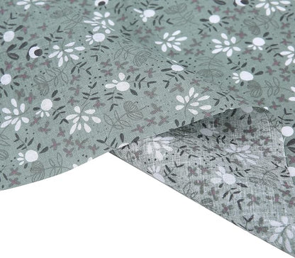 7 pcs 20" x 20" Cotton Fabric DIY Making Supplies Quilting Patchwork Fabric Fat Quarter Bundles DIY for Quilting Cotton Patchwork Cushions (Grey, 20" x 20")