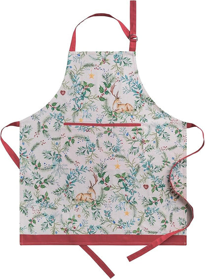Maison d' Hermine 100% Cotton Apron for women with Pocket Kitchen Chef Apron for Men Cooking Spring Summer