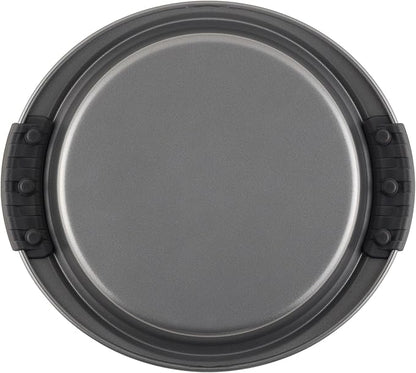 Anolon Advanced Nonstick Baking Pan/Nonstick Cake Pan, Round - 9 Inch, Gray, 1 Count (Pack of 2)