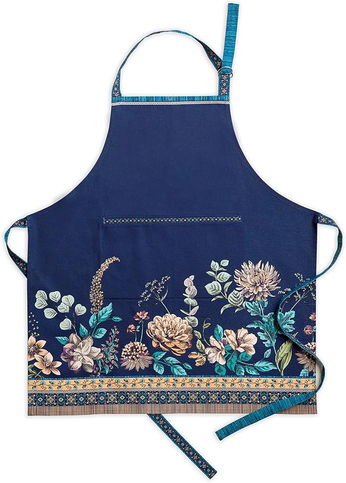Maison d' Hermine 100% Cotton Apron for women with Pocket Kitchen Chef Apron for Men Cooking Spring Summer