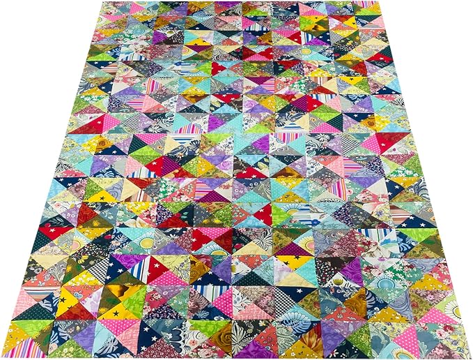 HANPATQUI 50PCS 10 x 10 inch Floral 100% Cotton Fat Quarters Fabric for Sewing and Quilting Bundles Precut Fabric Square for DIY Craft Patchwork