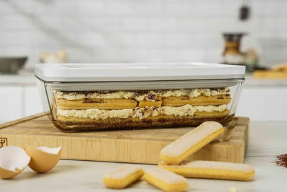 Zwilling Fresh & Save vacuum casserole dish, storage box with lid, glass, La Mer