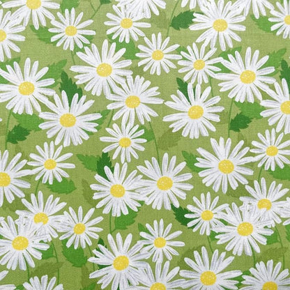 42-8" Precut Quilt Cotton Fabric Squares for Quilting Clearance Sewing DIY Project Floral Fabric Squares (Green Pink)