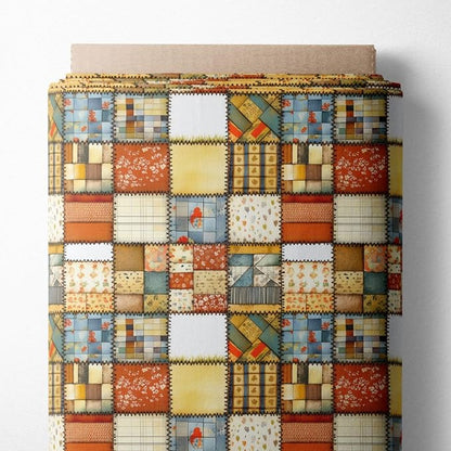 100% Cotton Fabric by the Yard – Turkish Quality Quilting & Sewing Fabric, 1 Yard x 1.69 Yards Wide, Patchwork Cotton for Crafts