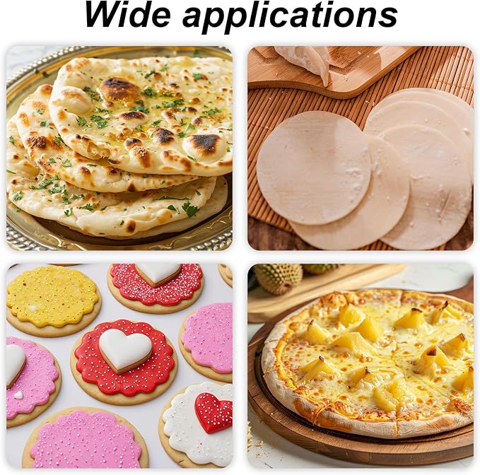 2pcs Hand Wooden Pastry Roller, 2 Size Non-Stick Small Mini Rolling Pins for Pizza Dough Pastry Bread Tortilla Cookies Pie Dumplings Easy Clean Kitchen Baking Tools for Home Cooking