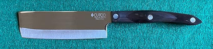 Cutco Nakiri Knife-This is THE knife for vegetable prep. Designed for clean slicing, chopping and dicing of fruits and vegetables