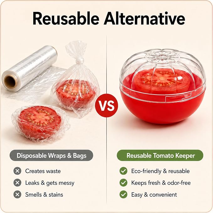 Tomato Keeper Tomato Saver Tomato Storage Containers Reusable Tomato Holder Organizer