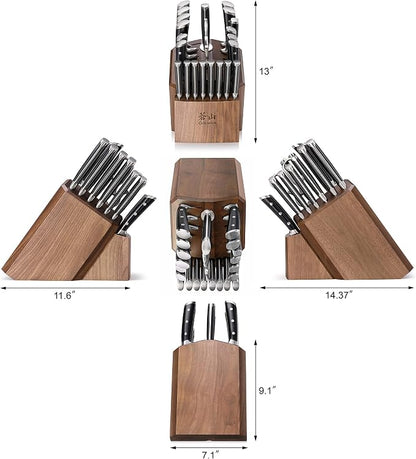 Cangshan S Series 1026054 German Steel Forged 23-Piece Knife Block Set