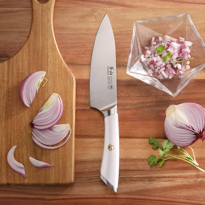 Cangshan ELBERT Series German Steel Forged Chef's Knives (White, 6-Inch)