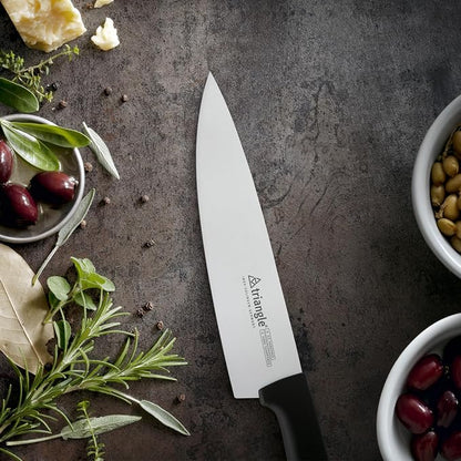 triangle Chef’s Knife - 7” Stainless Steel Blade - Lightweight, Balanced Handle - Dishwasher Safe - Made in Germany
