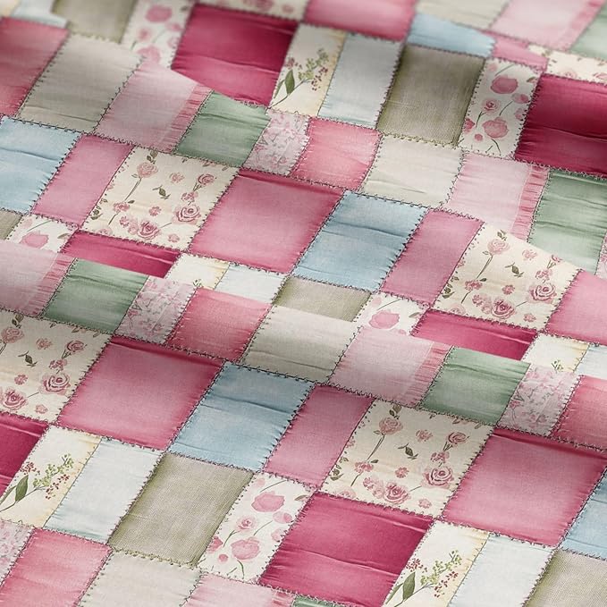 100% Cotton Fabric by the Yard – Turkish Quality Quilting & Sewing Fabric, 1 Yard x 1.69 Yards Wide, Patchwork Cotton for Crafts