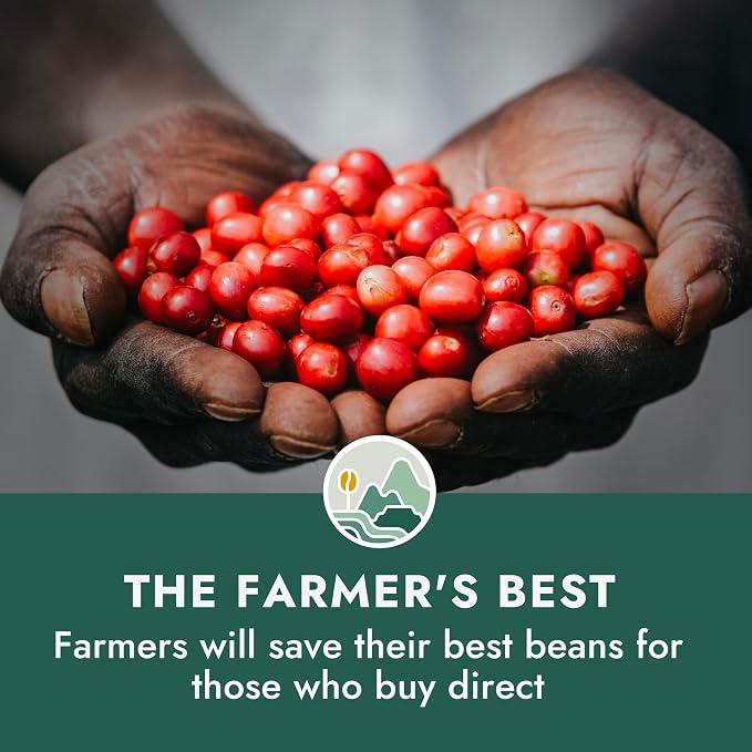 Pachamama Organic Coffee - Espresso Beans - Dark Roast Whole Bean Coffee - 2 lb - Farmer Owned & Regenerative