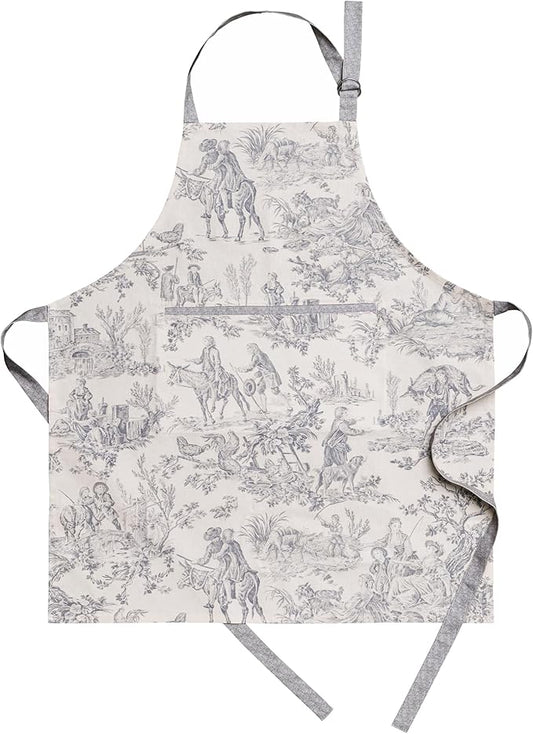 Maison d' Hermine 100% Cotton Apron for women with Pocket Kitchen Chef Apron for Men Cooking Spring Summer