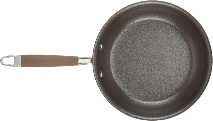 Anolon Advanced Home Hard Anodized Nonstick Cookware Set, Non Stick Pots and Pan Set, 9-Piece, Bronze