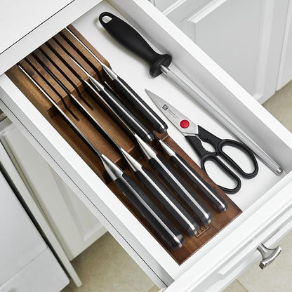 ZWILLING Pro Knife Set - 9 Piece with In-Drawer Block